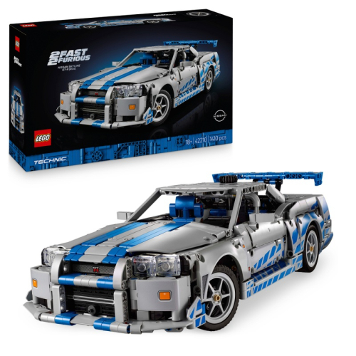 Конструктор LEGO Technic 42210 Форсаж 2 Nissan Skyline GT-R (R34)