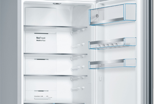 Двухкамерный холодильник Bosch KGN39LB30U черное стекло