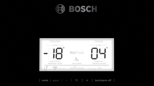 Двухкамерный холодильник Bosch KGN39LB30U черное стекло