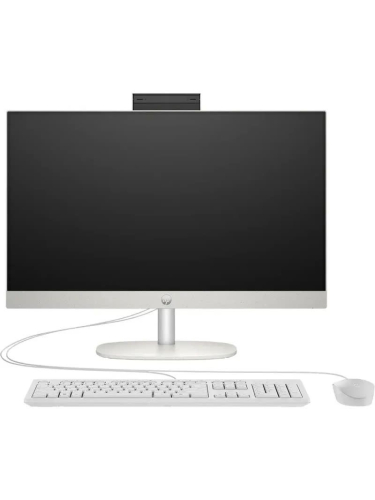Моноблок HP ProOne 240 G10, 23.8" (1920x1080) IPS / Intel Core i7-1355U / 16 DDR4 / 512 ГБ SSD / Intel Iris Xe Graphics / Без ОС / Клавиатура, мышь, Белый (8T3R0ES)
