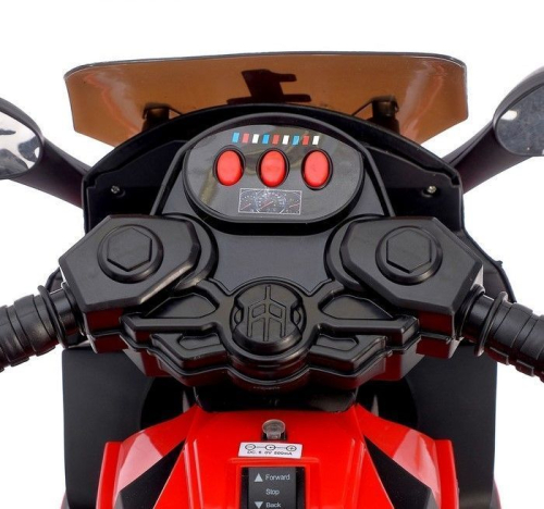 Детский электромобиль «Спортбайк», цвет красный