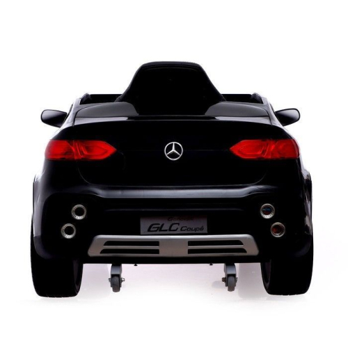 Электромобиль MERCEDES-BENZ GLC COUPE, EVA колеса, кожаное сидение, цвет чёрный