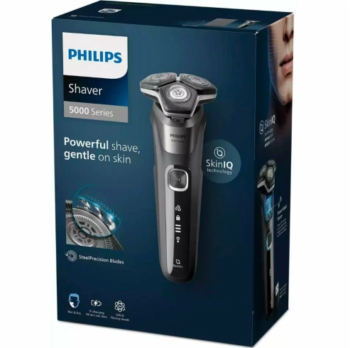 Электробритва Philips S5887/10, черный/серый
