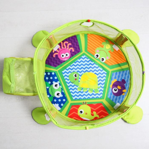 Развивающий коврик «Тортилла» 3 в 1, игрушки, 30 цв. шаров