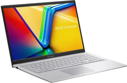 Ноутбук ASUS Vivobook 15 X1504VA-BQ895 90NB13Y2-M00880, 15.6", IPS, Intel Core 5 120U 1.4ГГц, 10-ядерный, 16ГБ DDR4, 512ГБ SSD, Intel Graphics, без операционной системы, серебристый