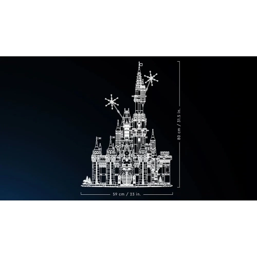 Конструктор LEGO Disney 43222 Замок Диснея