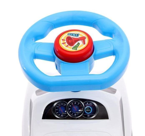 Толокар «Молния», звук, цвет белый