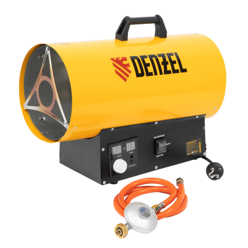 Гaзoвая тeпловая пушка GHG-15i, 15 кВт, цифpoвoй теpмoстат, пpoпан-бутaн Denzеl 