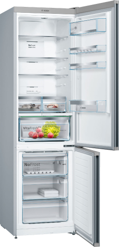Двухкамерный холодильник Bosch KGN39LB30U черное стекло