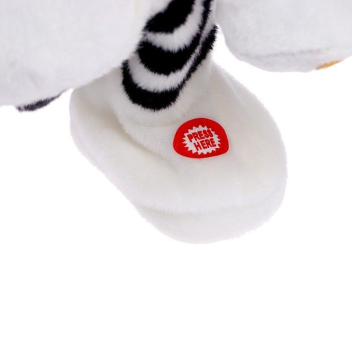 Интерактивная игрушка «Тигрёнок Сэм», звук, танцует, белый Интерактивная игрушка «Тигрёнок Сэм», звук, танцует, белый