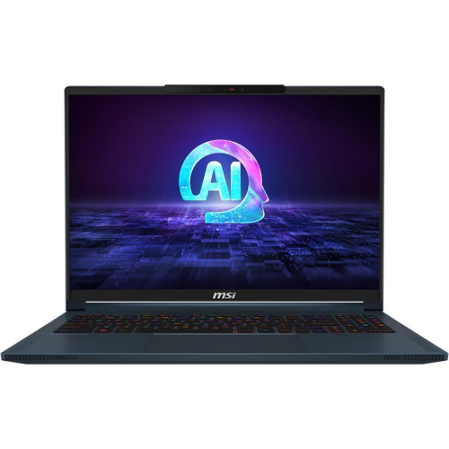 Ноутбук MSI Creator 16 AI Studio A1VHG-061RU, 16" UHD+ (3840x2400) IPS 120 Гц/Intel Core Ultra 9 185H 2.3 ГГц, 16 ядер/32 ГБ DDR5 5600 МГц/2 ТБ SSD/NVIDIA GeForce RTX 4080 12 ГБ/Windows 11 Pro, синий (9S7-15F312-061)