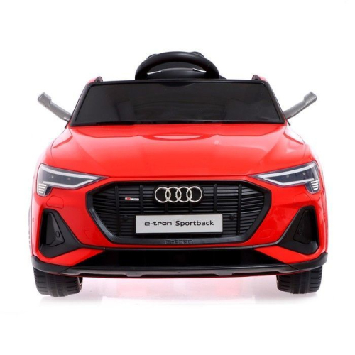 Электромобиль AUDI e-tron Sportback, EVA колеса, кожаное сидение, цвет красный