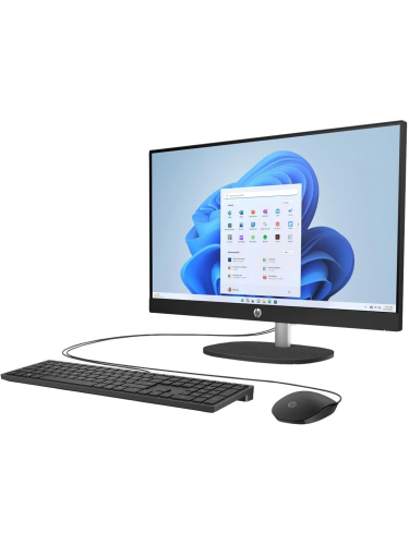 Моноблок HP 24-cr0253nh, 23.8" (1920x1080) IPS / Intel Core i5-1335U / 16 DDR4 / 512 ГБ SSD / Intel Iris Xe Graphics / Windows 11 Pro / Клавиатура, мышь, Черный (A0CQ5EA_Win11P)