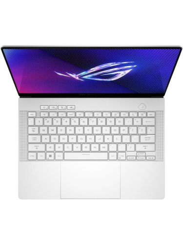 Ноутбук ASUS ROG Zephyrus G14 GA403WW-QS100, 14" (2880x1800) OLED 120 Гц/AMD Ryzen AI 9 HX 370/32 ГБ DDR5/1024 ГБ SSD/NVIDIA GeForce RTX 5080 для ноутбуков (16 Гб)/Без системы, Белый (90NR0MA4-M006U0)