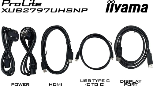 Монитор Iiyama 27" ProLite XUB2797UHSNP-B1 Ultra HD 4K IPS LED черный