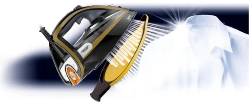 Утюг Tefal FV9865 Ultimate Pure, черный/коричневый