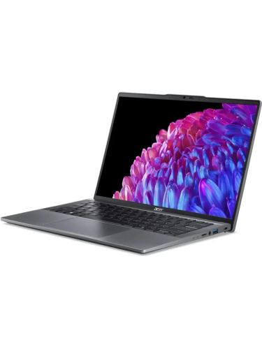 Ноутбук Acer Swift Go 14 SFG14-63-R7T4, 14" (2880x1800) OLED/AMD Ryzen 9 8945HS/32 ГБ DDR5/1024 ГБ SSD/AMD Radeon Graphics/Windows 11 Home, Серый (NX.KTSCD.001)