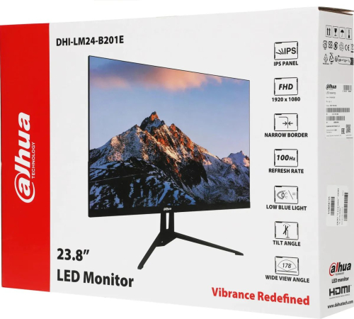 Монитор Dahua 23.8" DHI-LM24-B201E FHD IPS LED черный