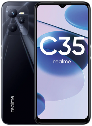 Смартфон realme C35 4/64 ГБ, черный