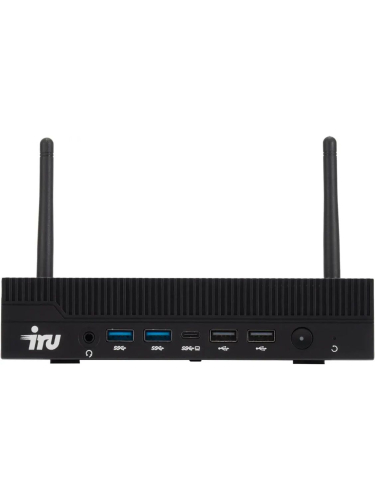 Мини-ПК iRU Tactio 310H6ITF, Intel Core i3-14100/8 ГБ DDR5/256 ГБ SSD/Intel UHD Graphics/Windows 11 Pro, черный (2176177)