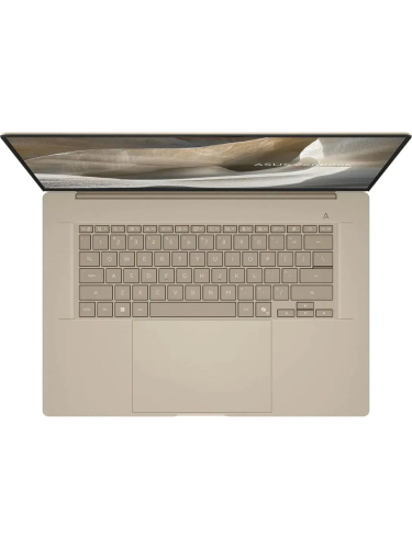 Ноутбук ASUS Zenbook A16 UX3607OA-SQ020W, 16" (2880x1800) OLED 120 Гц/Qualcomm Snapdragon X2 Elite Extreme X2E-94-100/48 ГБ LPDDR5X/1024 ГБ SSD/Qualcomm Adreno/Windows 11 Home, Бежевый (90NB17W1-M003U0)
