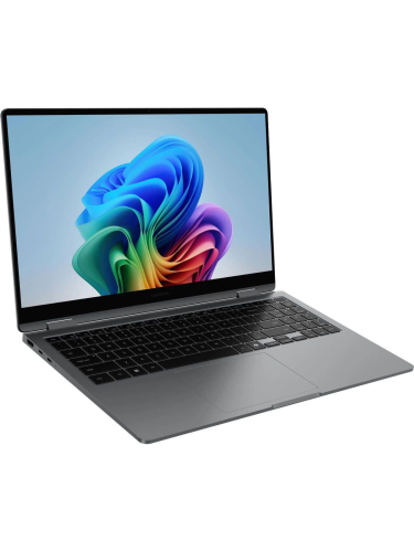 Ноутбук Samsung Galaxy Book 5 360 NP750, 15.6" (1920x1080) AMOLED/Intel Core Ultra 7 256V/16 ГБ LPDDR5X/512 ГБ SSD/Intel Arc Graphics/Windows 11 Home, Серый (NP750QHA-LG2IN)