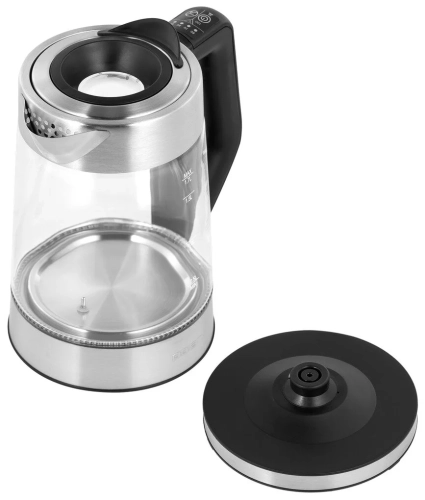 Чайник Polaris PWK 1725CGLD WIFI IQ Home, серебристый/черный