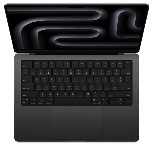 Ноутбук Apple MacBook Pro 14 2023, 14.2" (3024x1964) Retina XDR 120Гц/Apple M3 Pro/18ГБ DDR5/1ТБ SSD/M3 Pro 18-core GPU/MacOS/Английская клавиатура/Блок питания EU, черный космос (MRX43LL/A) Ноутбук Apple MacBook Pro 14 2023, 14.2" (3024x1964) Retina XDR 120Гц/Apple M3 Pro/18ГБ DDR5/1ТБ SSD/M3 Pro 18-core GPU/MacOS/Английская клавиатура/Блок питания EU, черный космос (MRX43LL/A)