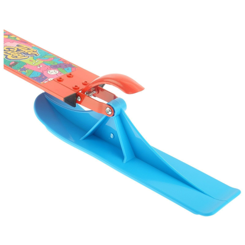 Самокат-снегокат зимний 2 в 1 Take it Easy, цвет красный