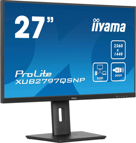 Монитор Iiyama 27" ProLite XUB2797QSNP-B1 черный IPS LED 16:9