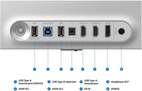 Монитор Samsung 27" Odyssey OLED G6 G60SF S27FG602SI QHD (2560x1440), OLED, 500Hz, Silver