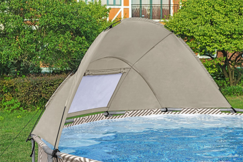 Каркасный бассейн Steel Pro Max Bestway 561FY BW 396x107см, 11133 л, фил.-нас. 2006 л\ч, лестн, тент, навес