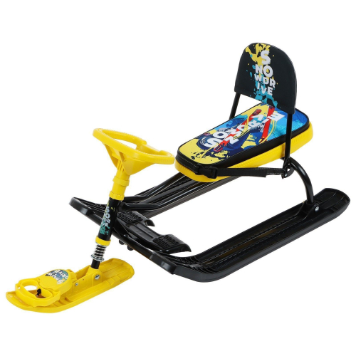 Снегокат «Тимка спорт 4-1 Зимний спорт», ТС4-1/С, со спинкой и ремнём безопасности Снегокат «Тимка спорт 4-1 Зимний спорт», ТС4-1/С, со спинкой и ремнём безопасности