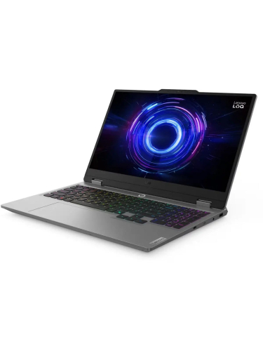 Ноутбук Lenovo LOQ 15IRX10, 15.6" (1920x1080) IPS 144 Гц/Intel Core i5-13450HX/16 ГБ DDR5/1024 ГБ SSD/NVIDIA GeForce RTX 5060 для ноутбуков (8 Гб)/Без системы, Серый (83JE00PQRK)