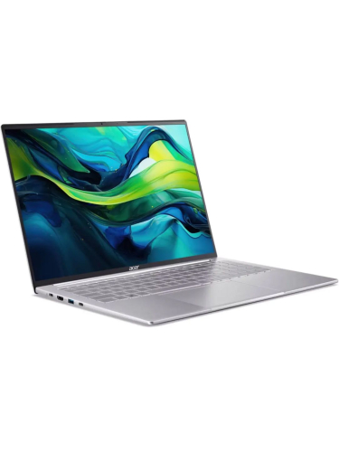 Ноутбук Acer Swift Lite 16 SFL16-51M-785G, 16" (1920x1200) IPS/Intel Core Ultra 7 155U/16 ГБ DDR5/1024 ГБ SSD/Intel Graphics/Windows 11 Pro, Серебристый (NX.D3VCD.002_Win11P)