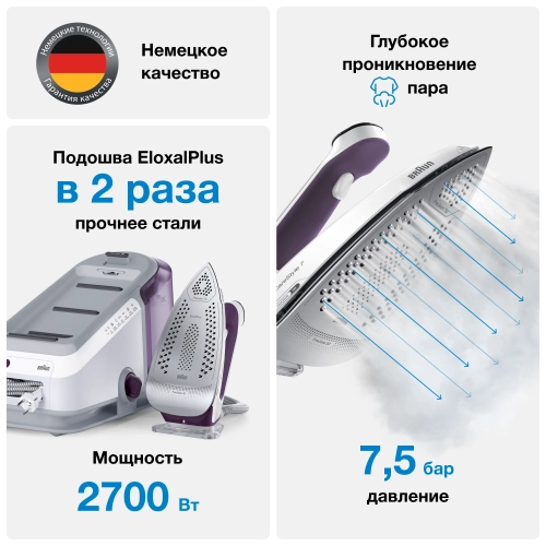 Парогенератор Braun CareStyle 7 IS7266VI