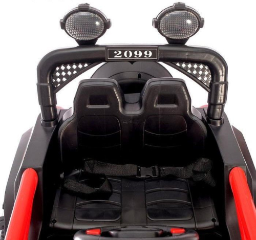 Электромобиль «Багги», 2 мотора, цвет красный