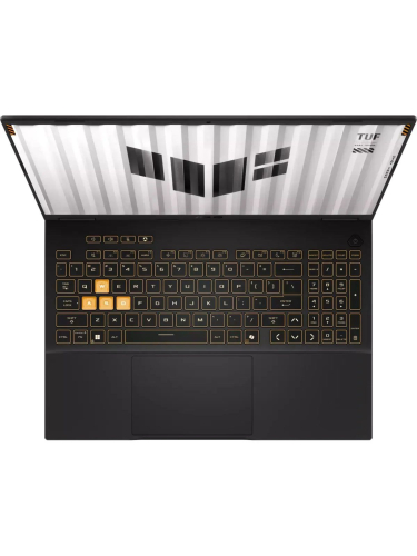 Ноутбук ASUS TUF Gaming F16 FX608JHR-RV166, 16" (1920x1200) IPS 165 Гц/Intel Core i5-14450HX/16 ГБ DDR5/512 ГБ SSD/NVIDIA GeForce RTX 5050 для ноутбуков (8 Гб)/Без системы, Серый (90NR0NA1-M008P0)
