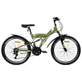Велосипед 24" PROGRESS Sierra FS RUS, хаки, р. 15"
