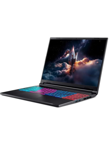 Ноутбук Acer Aspire Nitro V165AI ANV16S-41-R570, 16" (1920x1200) IPS 180 Гц/AMD Ryzen 7 260/32 ГБ DDR5/1024 ГБ SSD/NVIDIA GeForce RTX 5060 для ноутбуков (8 Гб)/undefined, Черный (NH.U03CD.003)