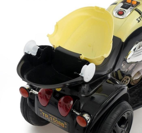 Электромобиль «Чоппер», с аккумулятором, световые и звуковые эффекты, цвет бежевый