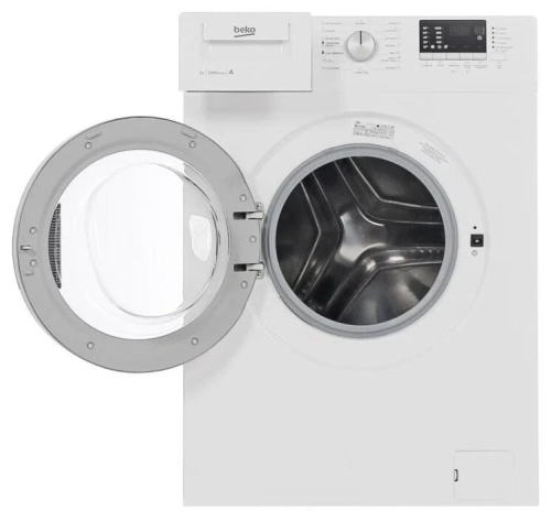 Стиральная машина Beko WRS 55P2 BSW, белый/серебристый