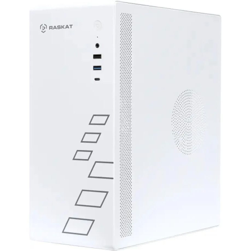 Системный блок Raskat STANDART 300, Intel Core i3-14100 / 16 ГБ DDR4 / 256 ГБ SSD / Intel UHD Graphics / Без ОС, белый (STANDART300184545)