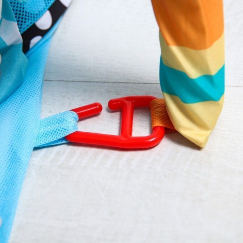 Развивающий коврик «Совушка», бортик, с дугами, подушка, 30 цв. шаров, р - р 77х76х0,5 см.