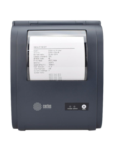 Термопринтер Cactus CS-TP-D440U 203dpi 160мм / с / USB для печ.этик. черный