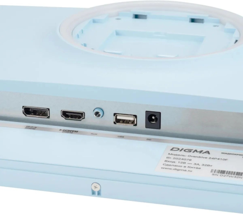 Монитор Digma 23.8" Overdrive 24P410F FHD IPS LED голубой