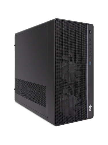 Системный блок iRU Tactio 310H6SEA MT, Intel Core i5-12400F / 32 ГБ DDR4 / 512 ГБ SSD / NVIDIA GeForce RTX 5060 для ноутбуков (8 Гб) / Без ОС, черный (2165189)