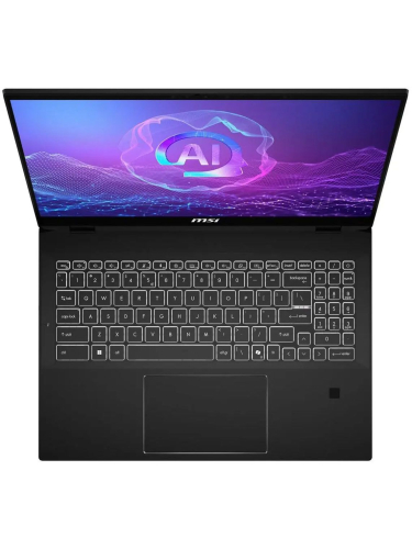 Ноутбук MSI SummitPro 16 AI A2HVETG-084RU, 16" (2560x1600) IPS 165 Гц/Intel Core Ultra 9 285H/32 ГБ LPDDR5/1024 ГБ SSD/NVIDIA GeForce RTX 4050 для ноутбуков (6 Гб)/Windows 11 Pro, Черный (9S7-159631-084)