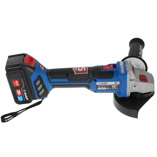 Аккумуляторная болгарка зубр 2АКБ (AB-125-42)