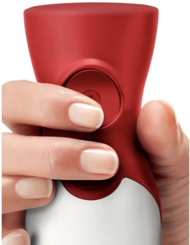 Блендер Bosch MSM64010, погружной, белый/красный